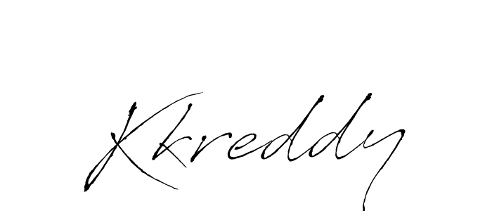 How to make Kkreddy signature? Antro_Vectra is a professional autograph style. Create handwritten signature for Kkreddy name. Kkreddy signature style 6 images and pictures png