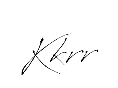 Use a signature maker to create a handwritten signature online. With this signature software, you can design (Antro_Vectra) your own signature for name Kkrr. Kkrr signature style 6 images and pictures png