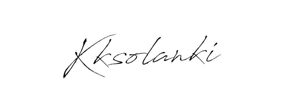 Also we have Kksolanki name is the best signature style. Create professional handwritten signature collection using Antro_Vectra autograph style. Kksolanki signature style 6 images and pictures png