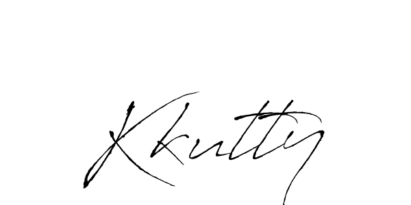 You should practise on your own different ways (Antro_Vectra) to write your name (Kkutty) in signature. don't let someone else do it for you. Kkutty signature style 6 images and pictures png