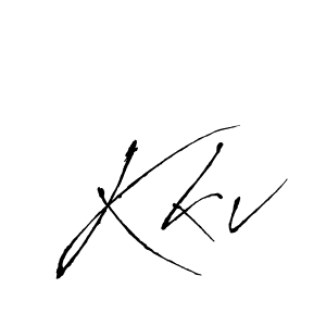 if you are searching for the best signature style for your name Kkv. so please give up your signature search. here we have designed multiple signature styles  using Antro_Vectra. Kkv signature style 6 images and pictures png