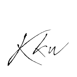 Antro_Vectra is a professional signature style that is perfect for those who want to add a touch of class to their signature. It is also a great choice for those who want to make their signature more unique. Get Kkw name to fancy signature for free. Kkw signature style 6 images and pictures png