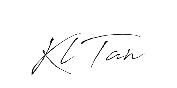 Create a beautiful signature design for name Kl Tan. With this signature (Antro_Vectra) fonts, you can make a handwritten signature for free. Kl Tan signature style 6 images and pictures png