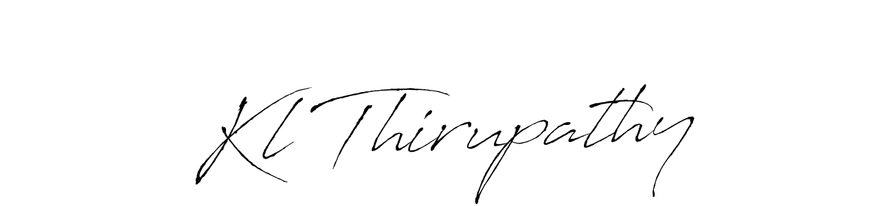 Similarly Antro_Vectra is the best handwritten signature design. Signature creator online .You can use it as an online autograph creator for name Kl Thirupathy. Kl Thirupathy signature style 6 images and pictures png