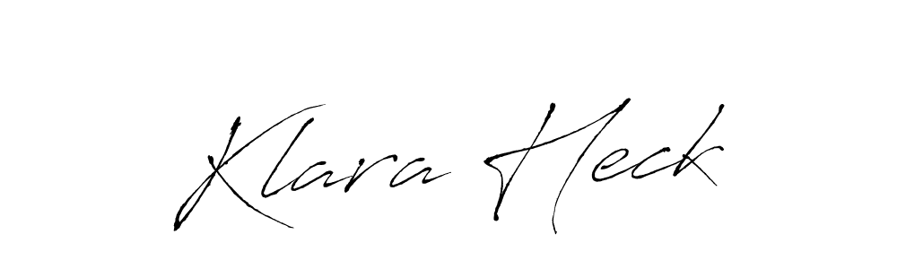Also You can easily find your signature by using the search form. We will create Klara Heck name handwritten signature images for you free of cost using Antro_Vectra sign style. Klara Heck signature style 6 images and pictures png