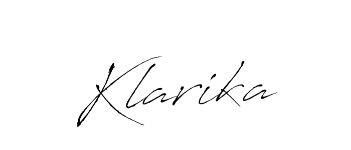 Create a beautiful signature design for name Klarika. With this signature (Antro_Vectra) fonts, you can make a handwritten signature for free. Klarika signature style 6 images and pictures png
