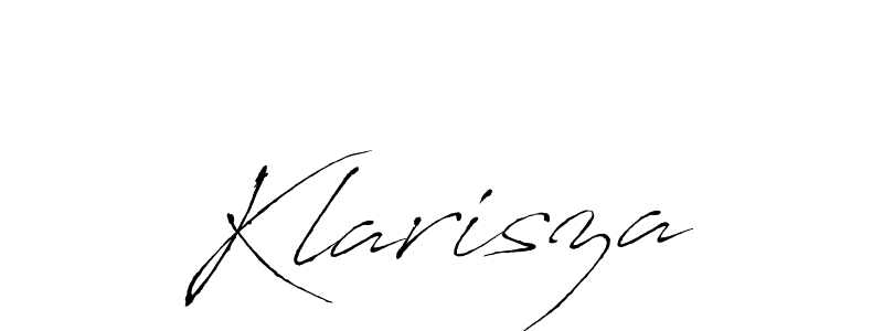 Antro_Vectra is a professional signature style that is perfect for those who want to add a touch of class to their signature. It is also a great choice for those who want to make their signature more unique. Get Klarisza name to fancy signature for free. Klarisza signature style 6 images and pictures png