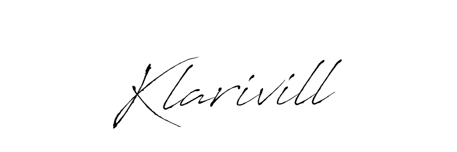 Also You can easily find your signature by using the search form. We will create Klarivill name handwritten signature images for you free of cost using Antro_Vectra sign style. Klarivill signature style 6 images and pictures png