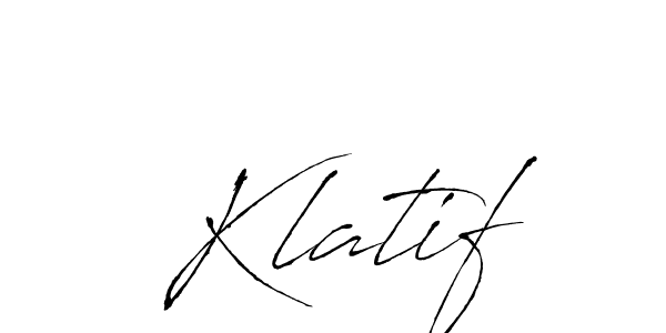 Once you've used our free online signature maker to create your best signature Antro_Vectra style, it's time to enjoy all of the benefits that Klatif name signing documents. Klatif signature style 6 images and pictures png