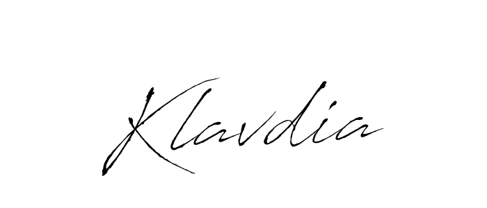 Also we have Klavdia name is the best signature style. Create professional handwritten signature collection using Antro_Vectra autograph style. Klavdia signature style 6 images and pictures png