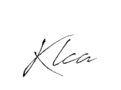 You should practise on your own different ways (Antro_Vectra) to write your name (Klca) in signature. don't let someone else do it for you. Klca signature style 6 images and pictures png