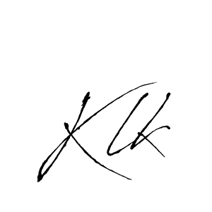 if you are searching for the best signature style for your name Klk. so please give up your signature search. here we have designed multiple signature styles  using Antro_Vectra. Klk signature style 6 images and pictures png