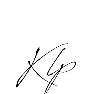 Create a beautiful signature design for name Klp. With this signature (Antro_Vectra) fonts, you can make a handwritten signature for free. Klp signature style 6 images and pictures png