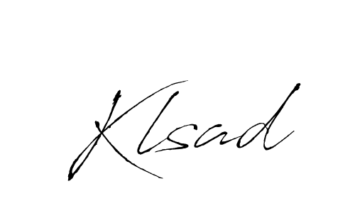 Best and Professional Signature Style for Klsad. Antro_Vectra Best Signature Style Collection. Klsad signature style 6 images and pictures png