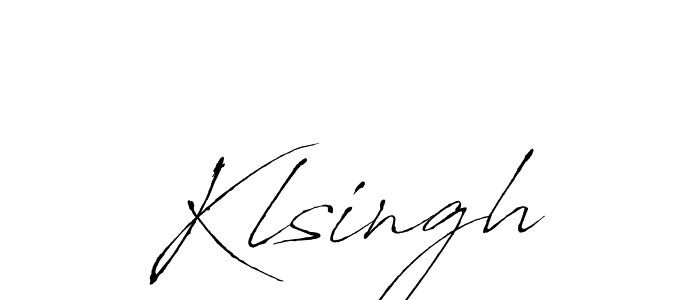 Antro_Vectra is a professional signature style that is perfect for those who want to add a touch of class to their signature. It is also a great choice for those who want to make their signature more unique. Get Klsingh name to fancy signature for free. Klsingh signature style 6 images and pictures png