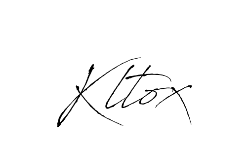 Use a signature maker to create a handwritten signature online. With this signature software, you can design (Antro_Vectra) your own signature for name Kltox. Kltox signature style 6 images and pictures png
