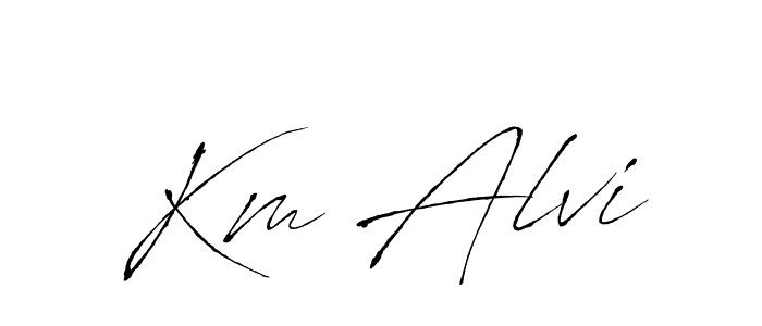Make a beautiful signature design for name Km Alvi. Use this online signature maker to create a handwritten signature for free. Km Alvi signature style 6 images and pictures png