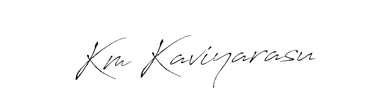 This is the best signature style for the Km Kaviyarasu name. Also you like these signature font (Antro_Vectra). Mix name signature. Km Kaviyarasu signature style 6 images and pictures png