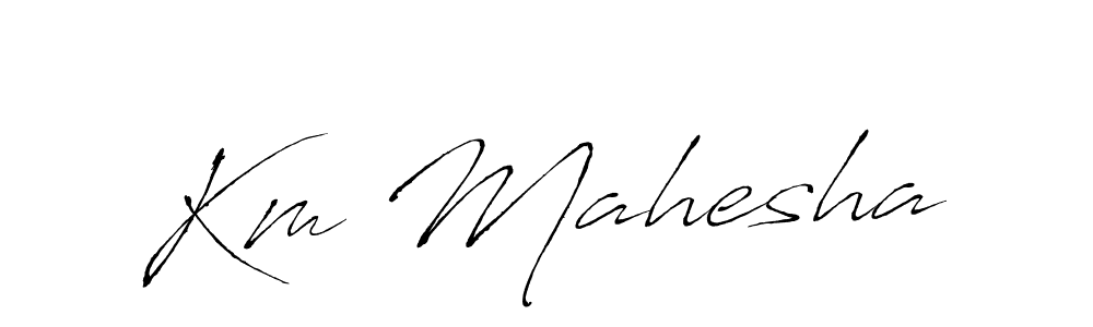 See photos of Km Mahesha official signature by Spectra . Check more albums & portfolios. Read reviews & check more about Antro_Vectra font. Km Mahesha signature style 6 images and pictures png