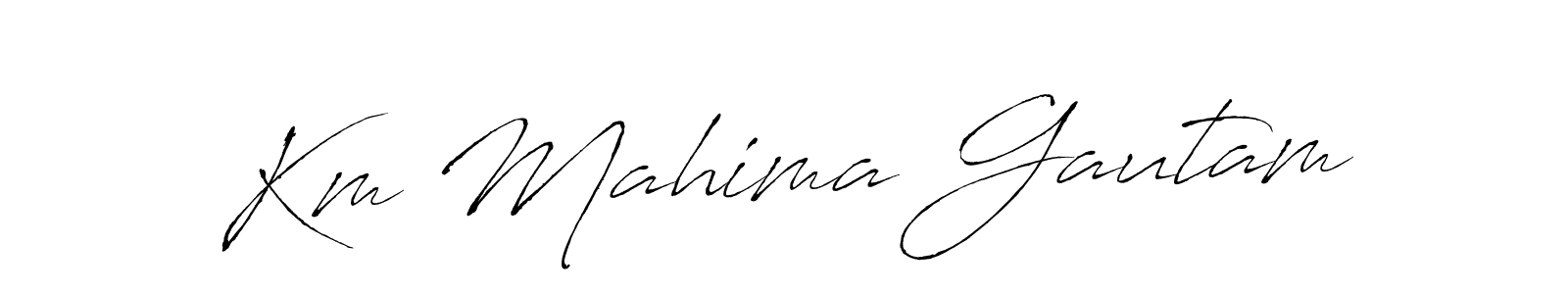 How to Draw Km Mahima Gautam signature style? Antro_Vectra is a latest design signature styles for name Km Mahima Gautam. Km Mahima Gautam signature style 6 images and pictures png