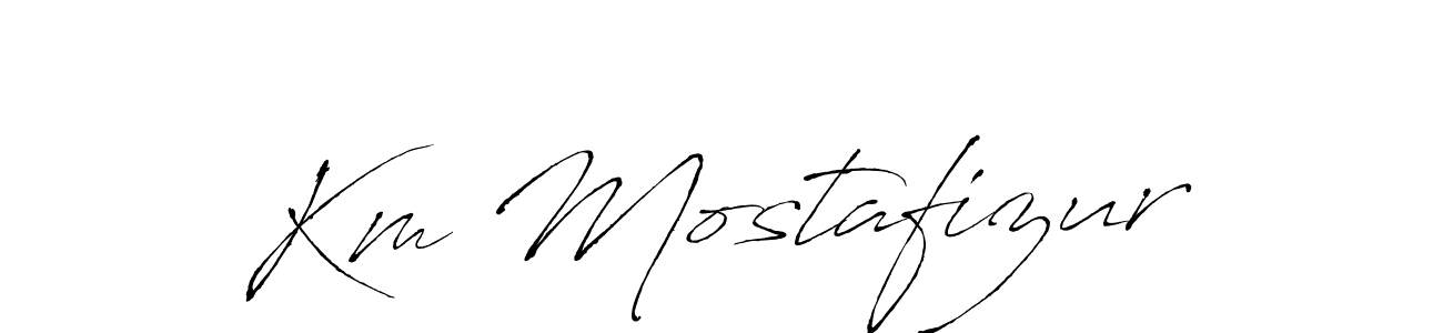 It looks lik you need a new signature style for name Km Mostafizur. Design unique handwritten (Antro_Vectra) signature with our free signature maker in just a few clicks. Km Mostafizur signature style 6 images and pictures png