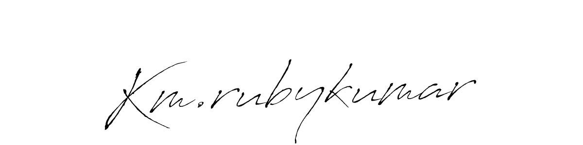 Best and Professional Signature Style for Km.rubykumar. Antro_Vectra Best Signature Style Collection. Km.rubykumar signature style 6 images and pictures png