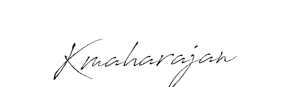 How to make Kmaharajan signature? Antro_Vectra is a professional autograph style. Create handwritten signature for Kmaharajan name. Kmaharajan signature style 6 images and pictures png