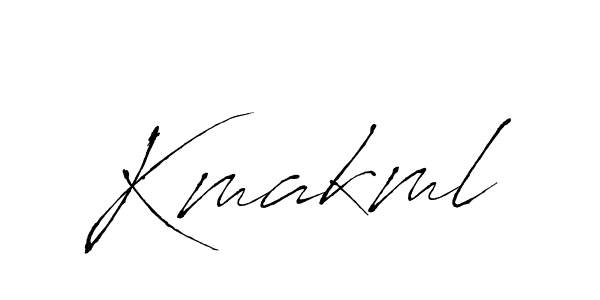 Design your own signature with our free online signature maker. With this signature software, you can create a handwritten (Antro_Vectra) signature for name Kmakml. Kmakml signature style 6 images and pictures png