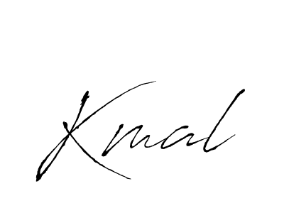 Antro_Vectra is a professional signature style that is perfect for those who want to add a touch of class to their signature. It is also a great choice for those who want to make their signature more unique. Get Kmal name to fancy signature for free. Kmal signature style 6 images and pictures png