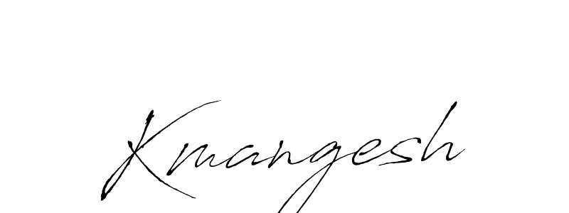 Also we have Kmangesh name is the best signature style. Create professional handwritten signature collection using Antro_Vectra autograph style. Kmangesh signature style 6 images and pictures png