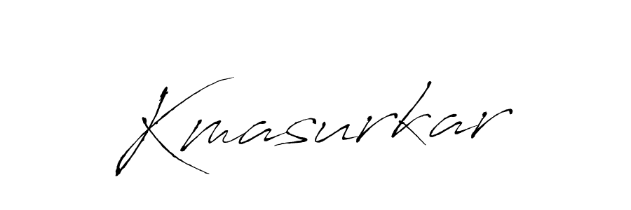 How to make Kmasurkar name signature. Use Antro_Vectra style for creating short signs online. This is the latest handwritten sign. Kmasurkar signature style 6 images and pictures png
