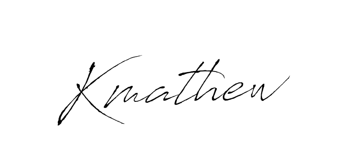 Make a beautiful signature design for name Kmathew. With this signature (Antro_Vectra) style, you can create a handwritten signature for free. Kmathew signature style 6 images and pictures png