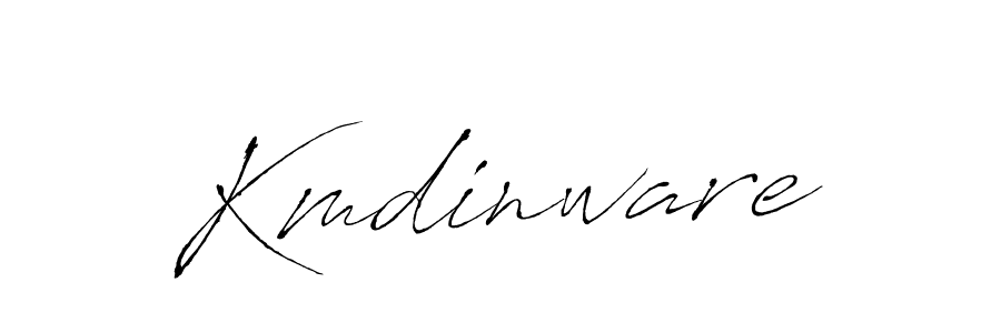 How to make Kmdinware signature? Antro_Vectra is a professional autograph style. Create handwritten signature for Kmdinware name. Kmdinware signature style 6 images and pictures png