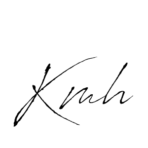 Best and Professional Signature Style for Kmh. Antro_Vectra Best Signature Style Collection. Kmh signature style 6 images and pictures png