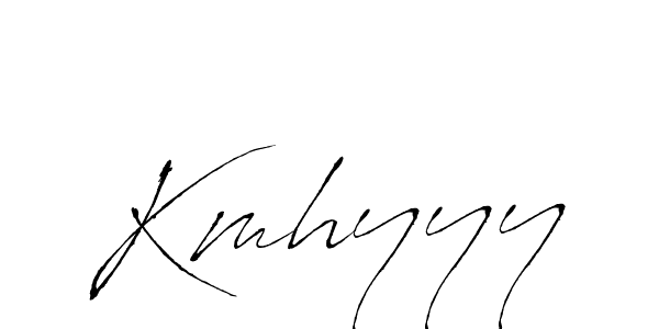 Design your own signature with our free online signature maker. With this signature software, you can create a handwritten (Antro_Vectra) signature for name Kmhyyy. Kmhyyy signature style 6 images and pictures png