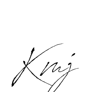 You should practise on your own different ways (Antro_Vectra) to write your name (Kmj) in signature. don't let someone else do it for you. Kmj signature style 6 images and pictures png