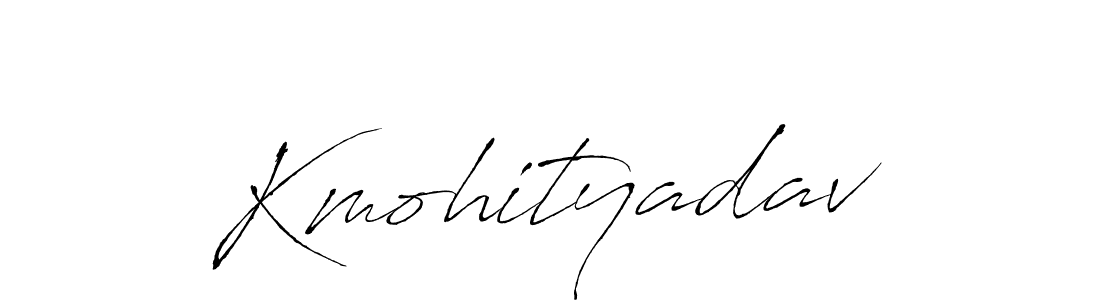 Antro_Vectra is a professional signature style that is perfect for those who want to add a touch of class to their signature. It is also a great choice for those who want to make their signature more unique. Get Kmohityadav name to fancy signature for free. Kmohityadav signature style 6 images and pictures png