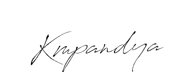 Antro_Vectra is a professional signature style that is perfect for those who want to add a touch of class to their signature. It is also a great choice for those who want to make their signature more unique. Get Kmpandya name to fancy signature for free. Kmpandya signature style 6 images and pictures png