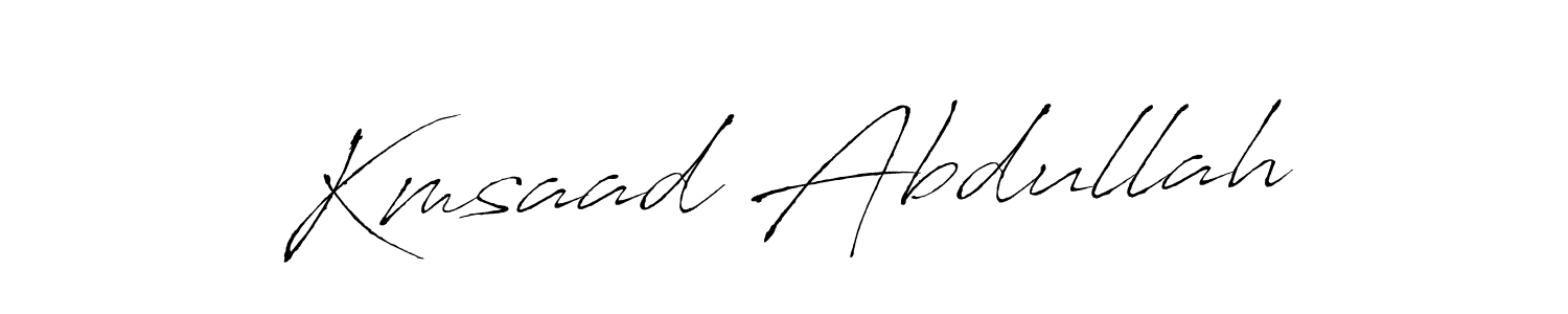 You can use this online signature creator to create a handwritten signature for the name Kmsaad Abdullah. This is the best online autograph maker. Kmsaad Abdullah signature style 6 images and pictures png