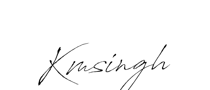 Use a signature maker to create a handwritten signature online. With this signature software, you can design (Antro_Vectra) your own signature for name Kmsingh. Kmsingh signature style 6 images and pictures png