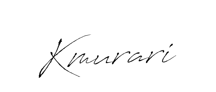 Make a beautiful signature design for name Kmurari. With this signature (Antro_Vectra) style, you can create a handwritten signature for free. Kmurari signature style 6 images and pictures png