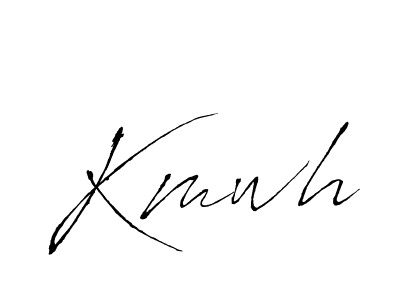 Design your own signature with our free online signature maker. With this signature software, you can create a handwritten (Antro_Vectra) signature for name Kmwh. Kmwh signature style 6 images and pictures png