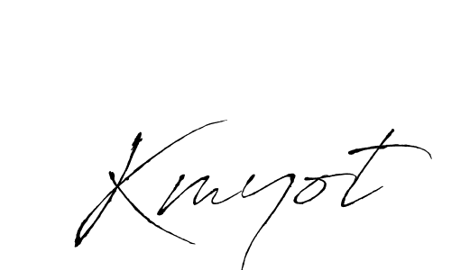 Create a beautiful signature design for name Kmyot. With this signature (Antro_Vectra) fonts, you can make a handwritten signature for free. Kmyot signature style 6 images and pictures png
