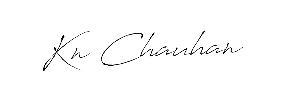 The best way (Antro_Vectra) to make a short signature is to pick only two or three words in your name. The name Kn Chauhan include a total of six letters. For converting this name. Kn Chauhan signature style 6 images and pictures png