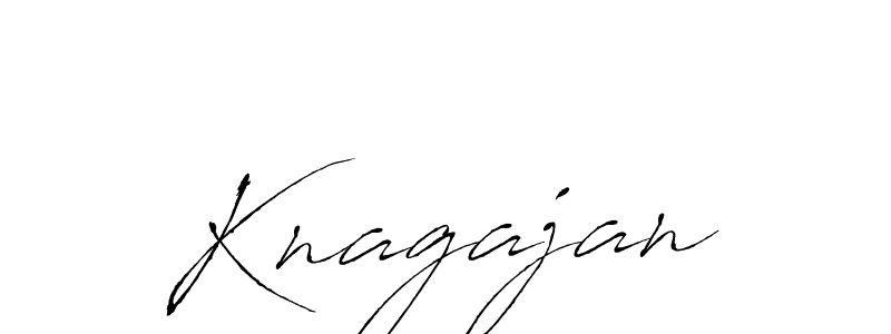 if you are searching for the best signature style for your name Knagajan. so please give up your signature search. here we have designed multiple signature styles  using Antro_Vectra. Knagajan signature style 6 images and pictures png