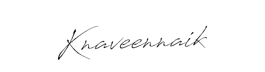 Also we have Knaveennaik name is the best signature style. Create professional handwritten signature collection using Antro_Vectra autograph style. Knaveennaik signature style 6 images and pictures png
