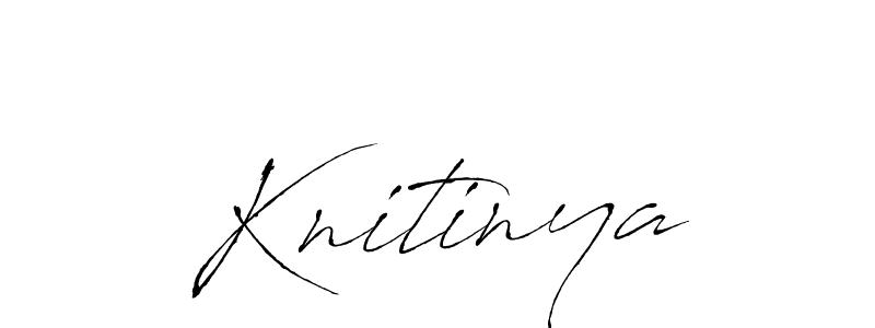 Knitinya stylish signature style. Best Handwritten Sign (Antro_Vectra) for my name. Handwritten Signature Collection Ideas for my name Knitinya. Knitinya signature style 6 images and pictures png