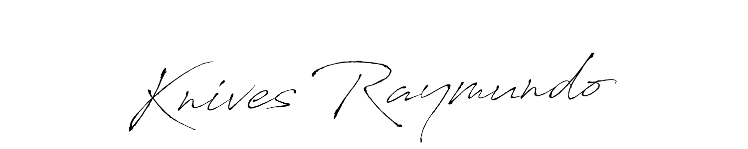 You should practise on your own different ways (Antro_Vectra) to write your name (Knives Raymundo) in signature. don't let someone else do it for you. Knives Raymundo signature style 6 images and pictures png