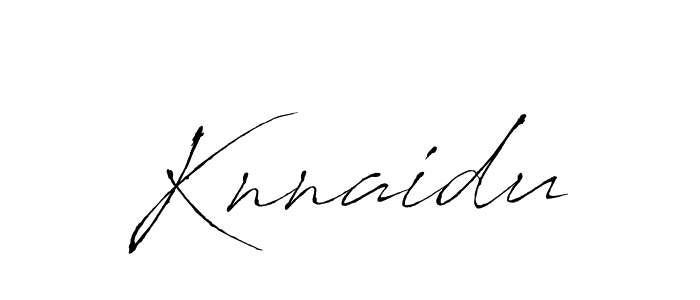 Design your own signature with our free online signature maker. With this signature software, you can create a handwritten (Antro_Vectra) signature for name Knnaidu. Knnaidu signature style 6 images and pictures png