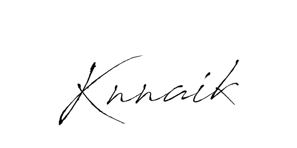 How to make Knnaik name signature. Use Antro_Vectra style for creating short signs online. This is the latest handwritten sign. Knnaik signature style 6 images and pictures png